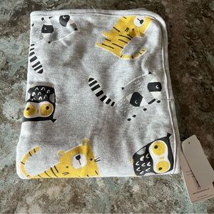 Mac & Moon Animal Printt Cotton Blanket NEW